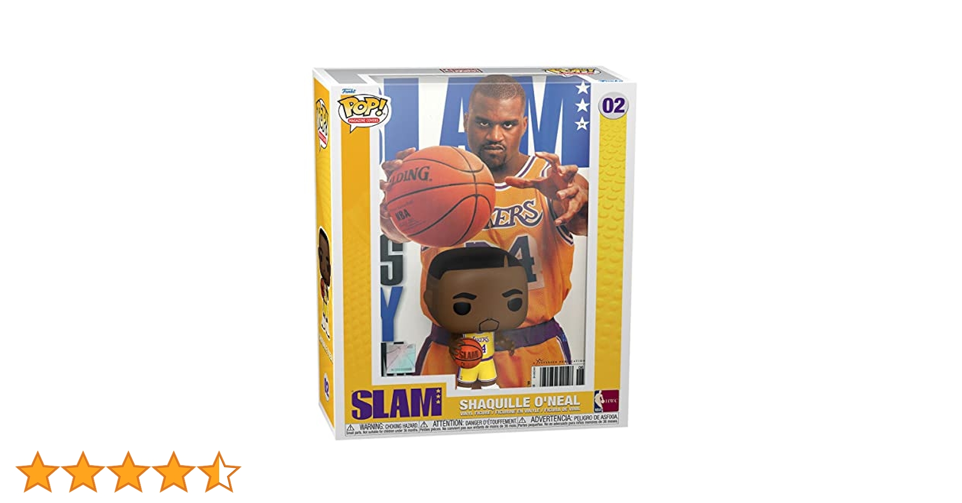 Funko Pop! NBA Cover: SLAM - Shaquille O'Neal, Multicolor